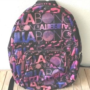 BILLABONG ALL OVER LOGO GRAPHIC BACKPACK